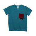 Minti Pocket Tee M Embroidery Popsicle/Black Stripe